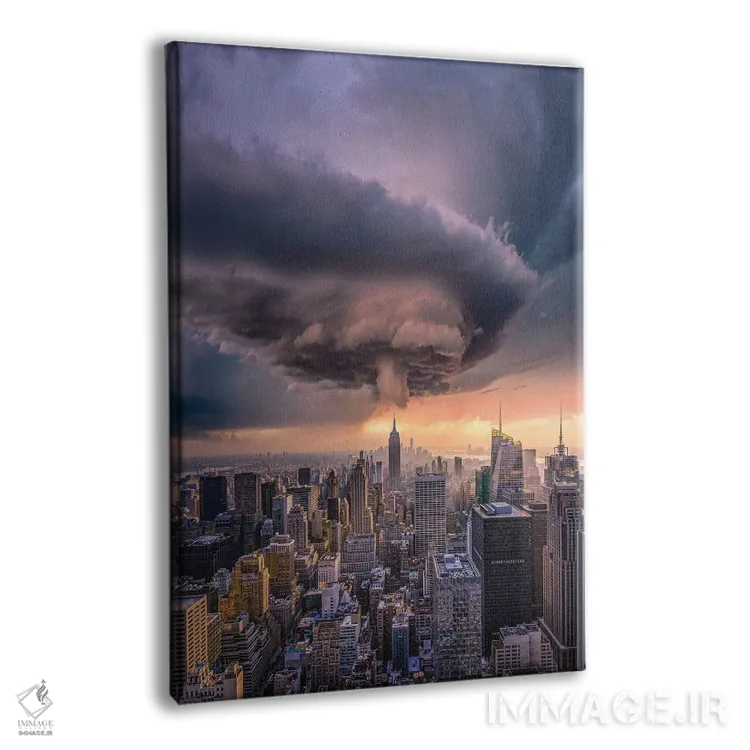 تابلو چرخشهای نیویورک اثر برنت شاونور - نمای پرسپکتیو محصول