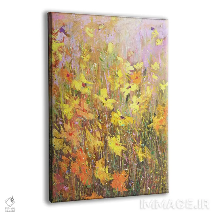 تابلو مزرعهٔ گلها ۸ اثر بنیتو سالمرون - نمای پرسپکتیو محصول