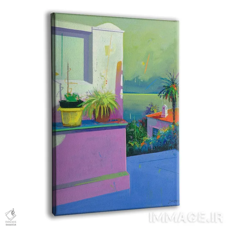 تابلو پاپ ۱ (سبک هنری) اثر بنیتو سالمرون - نمای پرسپکتیو محصول