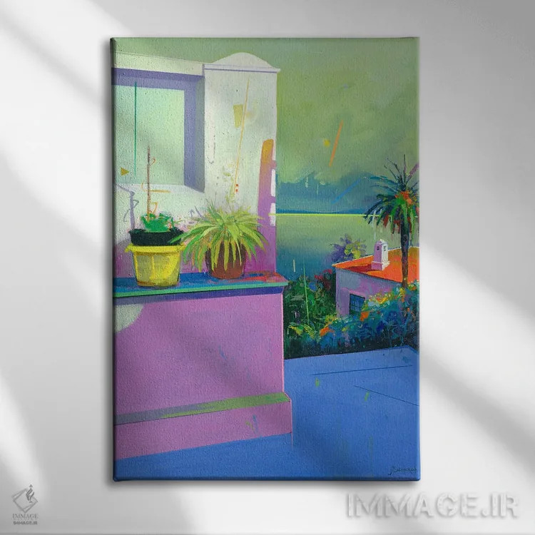 تابلو پاپ ۱ (سبک هنری) اثر بنیتو سالمرون - نمای روبهرو روی دیوار