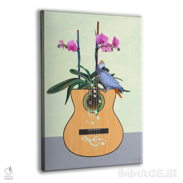 تابلو ملودی ۱ اثر بنیتو سالمرون - نمای پرسپکتیو محصول