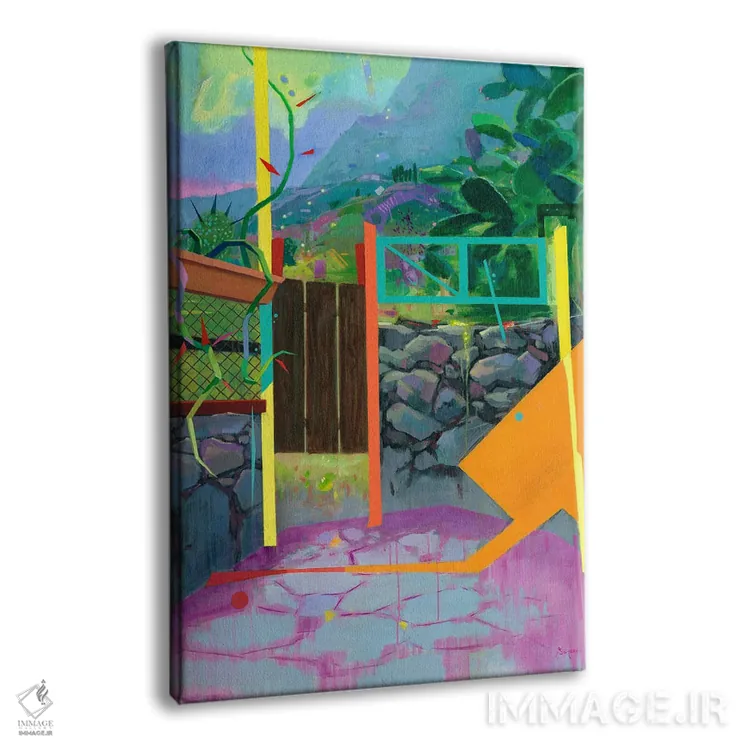 تابلو پاپ ۵ اثر بنیتو سالمرون - نمای پرسپکتیو محصول