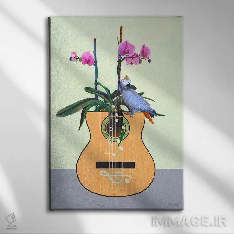 تابلو ملودی ۱ اثر بنیتو سالمرون - نمای روبهرو روی دیوار