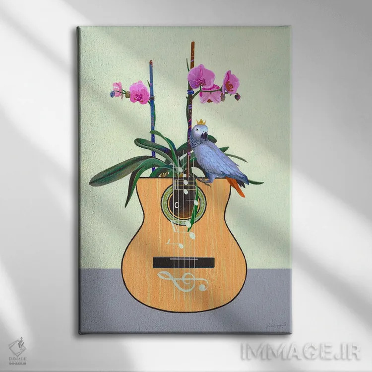 تابلو ملودی ۱ اثر بنیتو سالمرون - نمای روبهرو روی دیوار