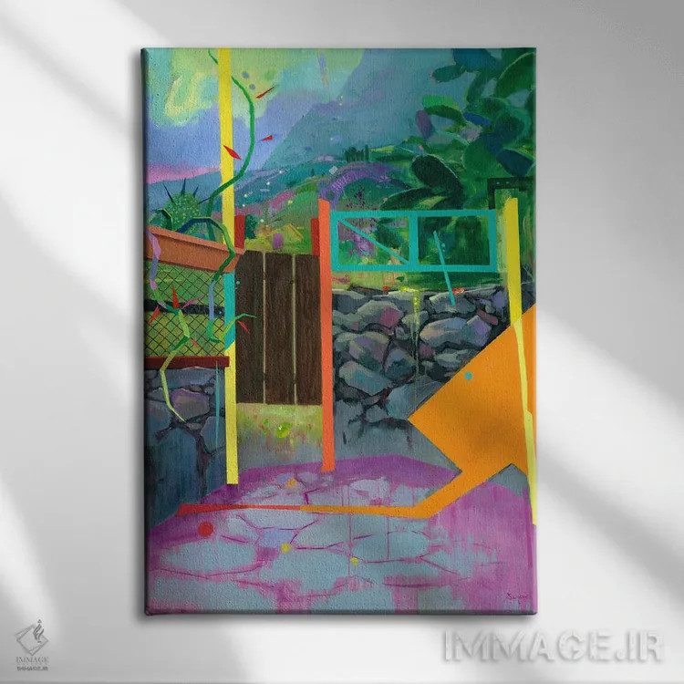 تابلو پاپ ۵ اثر بنیتو سالمرون - نمای روبهرو روی دیوار