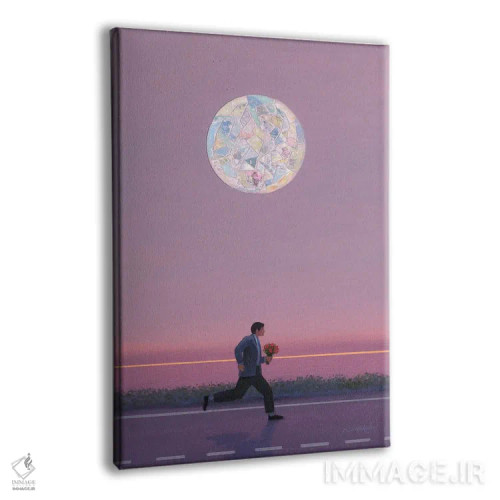 تابلو خورشید ۱۶ اثر بنیتو سالمرون - نمای پرسپکتیو محصول