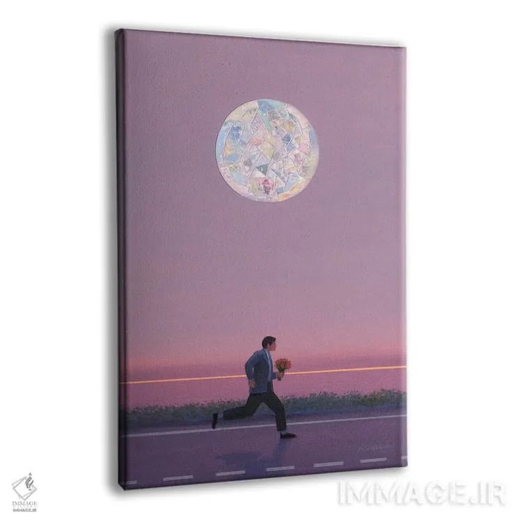 تابلو خورشید ۱۶ اثر بنیتو سالمرون - نمای پرسپکتیو محصول