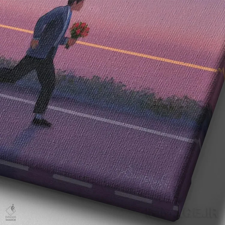 تابلو خورشید ۱۶ اثر بنیتو سالمرون - نمای نزدیک بافت بوم