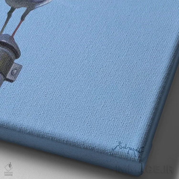 تابلو خورشید ۶ اثر بنیتو سالمرون - نمای نزدیک بافت بوم