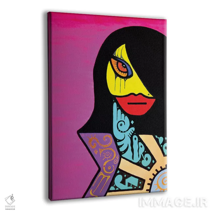 تابلو اوا اثر بیلی آرتیست - نمای پرسپکتیو محصول