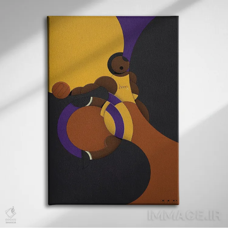 تابلو کوبه (شهر) اثر جان باتالگازی - نمای روبهرو روی دیوار