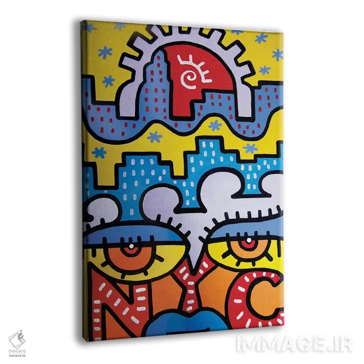 تابلو تابستان نیویورک اثر بیلی آرتیست - نمای پرسپکتیو محصول