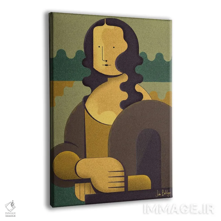 تابلو مونا من اثر جان باتالگازی - نمای پرسپکتیو محصول