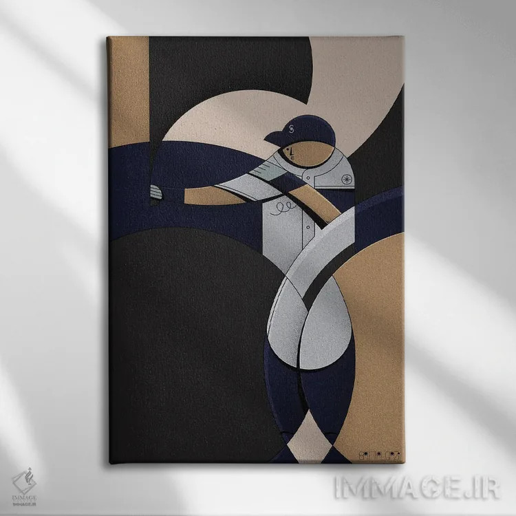 تابلو ایچیرو اثر جان باتالگازی - نمای روبهرو روی دیوار