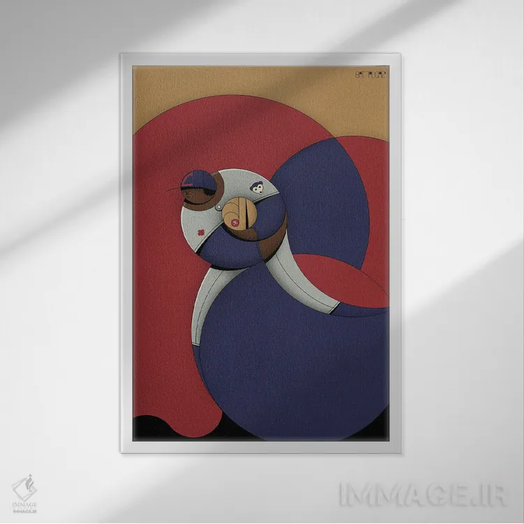 تابلو فرگی (اسم خاص) اثر جان باتالگازی - نمای قابدار سفید