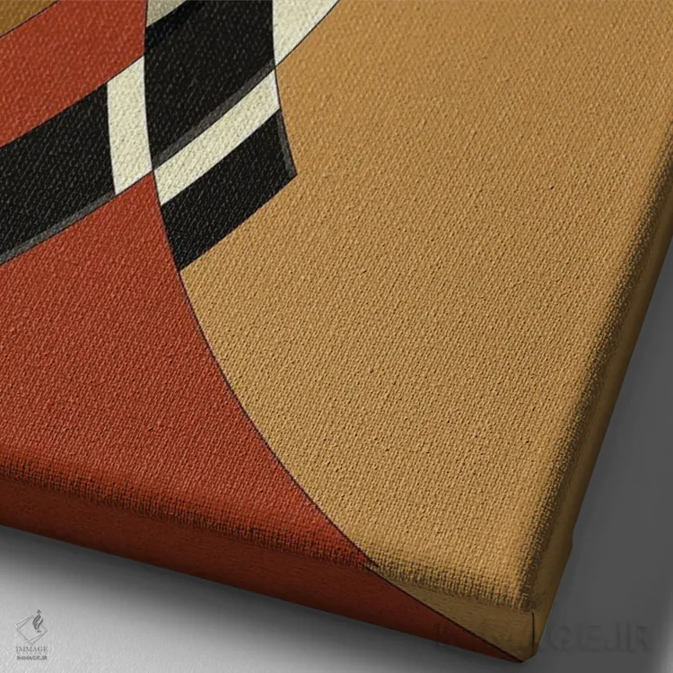 تابلو شکار اثر جان باتالگازی - نمای نزدیک بافت بوم