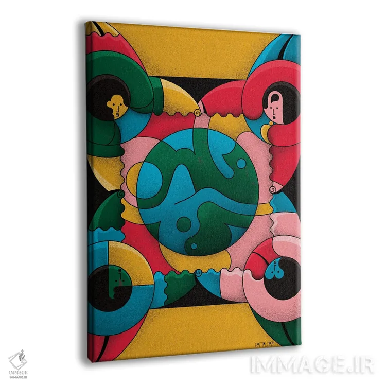 تابلو با هم اثر جان باتالگازی - نمای پرسپکتیو محصول