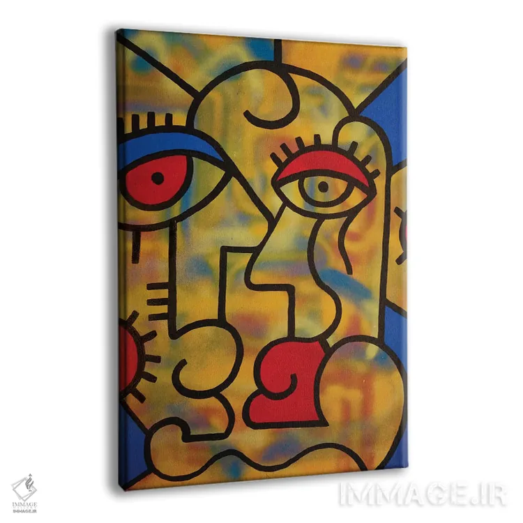 تابلو زوج روانگردان (سبک هنری) اثر بیلی آرتیست - نمای پرسپکتیو محصول