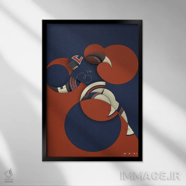 تابلو شیرینی اثر جان باتالگازی - نمای قابدار مشکی