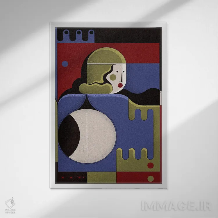 تابلو ویلما اثر جان باتالگازی - نمای قابدار سفید