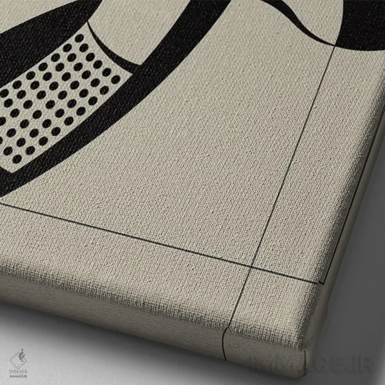 تابلو لوییز ۲ اثر جان باتالگازی - نمای نزدیک بافت بوم