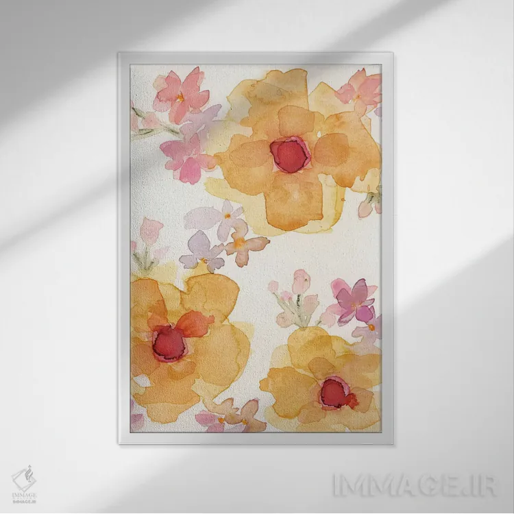 تابلو شکوههای کوچک ۲ اثر مارابت کوین - نمای قابدار سفید