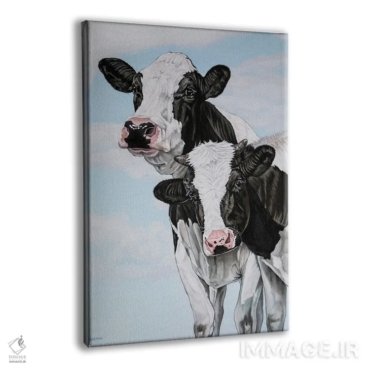 تابلو عشق گاو اثر کلارا باستین - نمای پرسپکتیو محصول