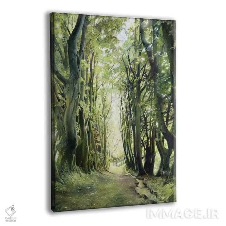 تابلو سرازیر شدن اثر برحذر از خلأ (نام آرتیست/استودیو) - نمای پرسپکتیو محصول