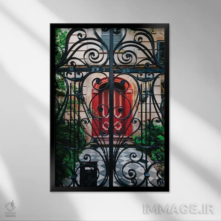 تابلو معماری چارلستون LXI اثر بثانی یانگ - نمای قابدار مشکی