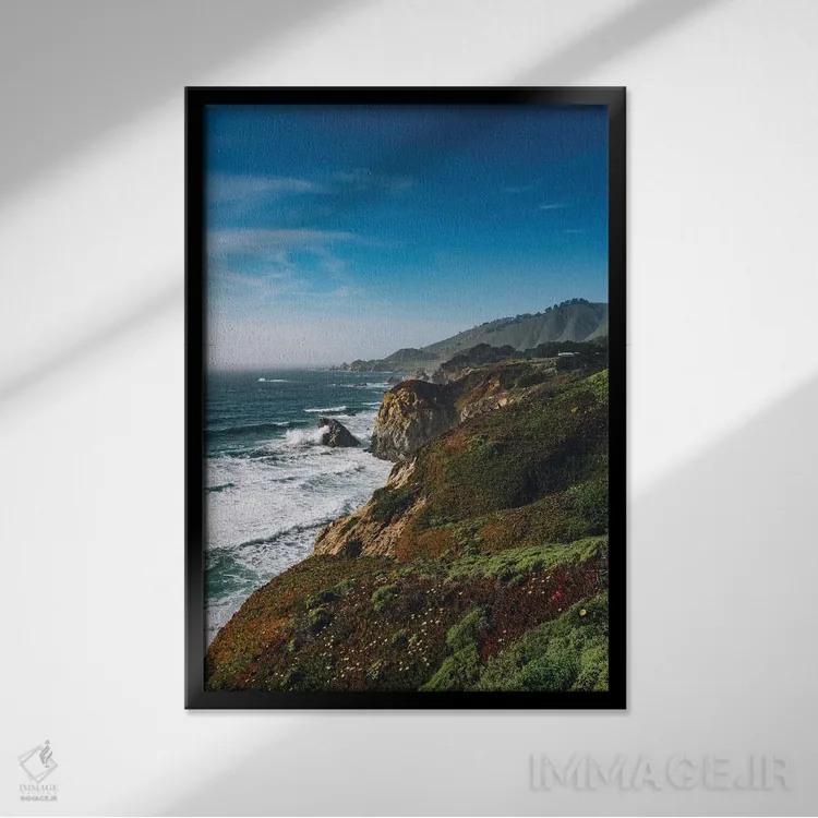 تابلو بیگ سور VI اثر بثانی یانگ - نمای قابدار مشکی