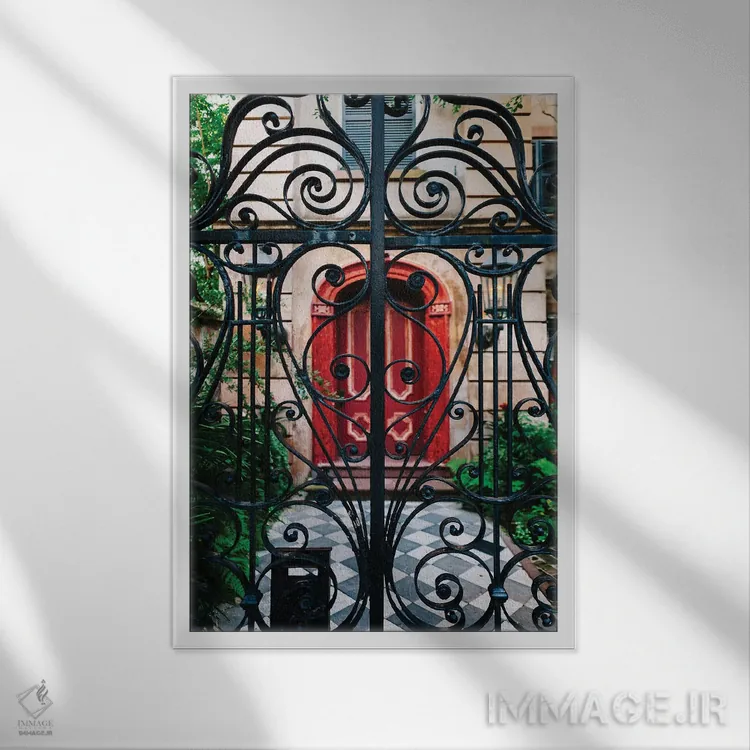 تابلو معماری چارلستون LXI اثر بثانی یانگ - نمای قابدار سفید