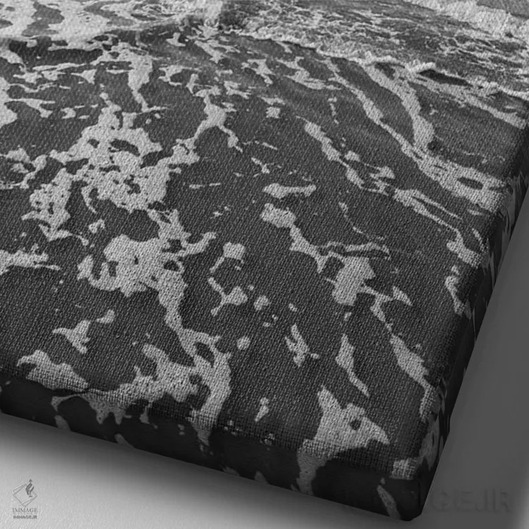 تابلو جزیره سالیوان VI اثر بثانی یانگ - نمای نزدیک بافت بوم