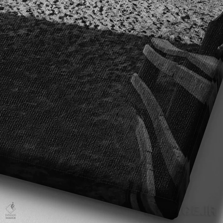 تابلو جزیره سالیوان II اثر بثانی یانگ - نمای نزدیک بافت بوم