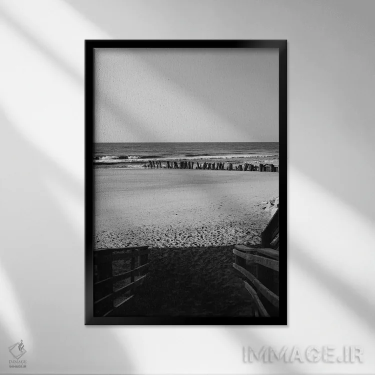 تابلو جزیره سالیوان II اثر بثانی یانگ - نمای قابدار مشکی