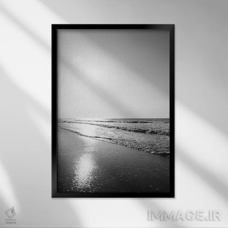 تابلو جزیره سالیوان VII اثر بثانی یانگ - نمای قابدار مشکی