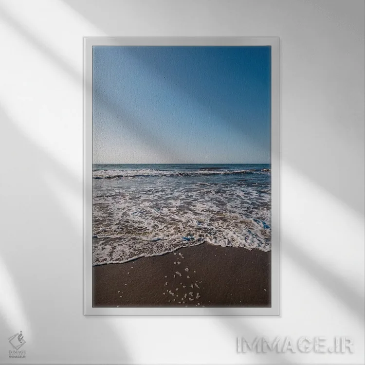 تابلو جزیره سالیوان V اثر بثانی یانگ - نمای قابدار سفید