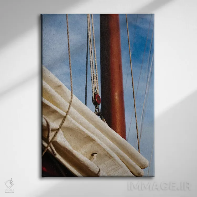 تابلو قایق بادبانی چارلستون III اثر بثانی یانگ - نمای روبهرو روی دیوار