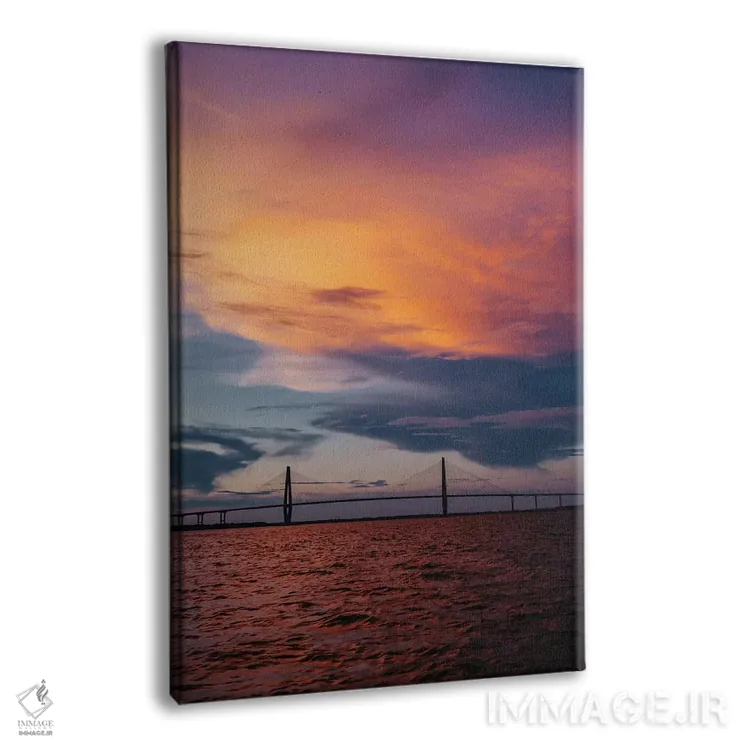 تابلو غروب چارلستون XII اثر بثانی یانگ - نمای پرسپکتیو محصول