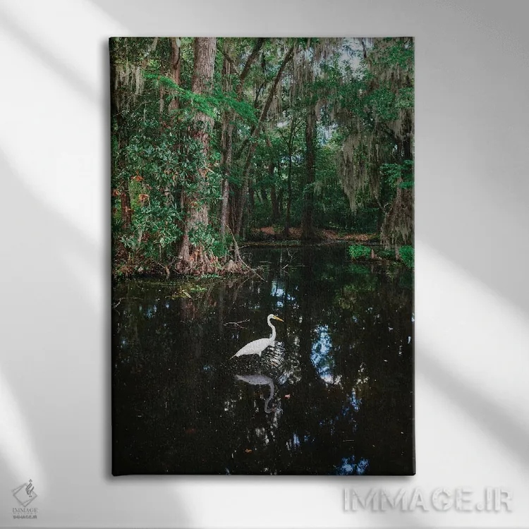 تابلو باغ مگنولیا چارلستون VI اثر بثانی یانگ - نمای روبهرو روی دیوار