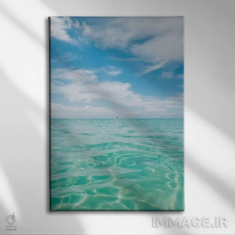 تابلو آب فلوریدا V اثر بثانی یانگ - نمای روبهرو روی دیوار