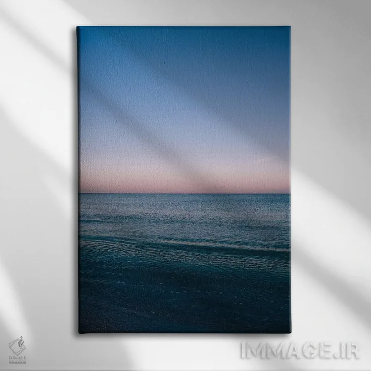 تابلو طلوع خورشید بر اقیانوس فلوریدا اثر بثانی یانگ - نمای روبهرو روی دیوار
