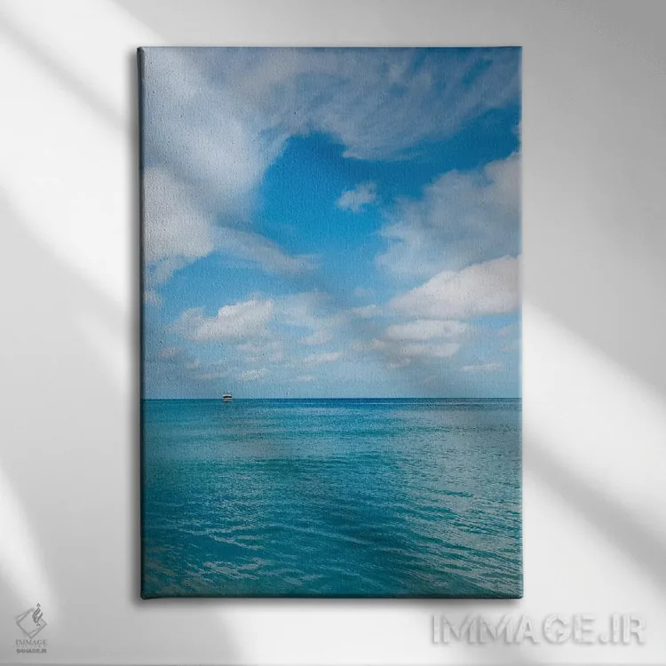 تابلو منظره اقیانوس فلوریدا III اثر بثانی یانگ - نمای روبهرو روی دیوار