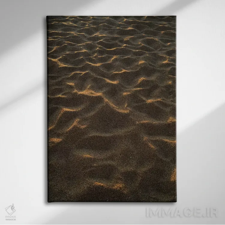 تابلو شن اوآهو (نام جزیره) اثر بثانی یانگ - نمای روبهرو روی دیوار