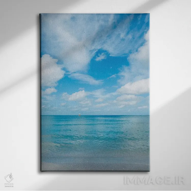 تابلو منظره اقیانوس فلوریدا اثر بثانی یانگ - نمای روبهرو روی دیوار