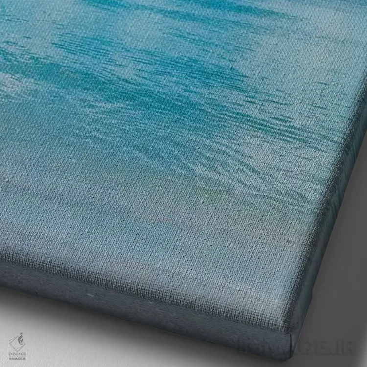 تابلو منظره اقیانوس فلوریدا اثر بثانی یانگ - نمای نزدیک بافت بوم