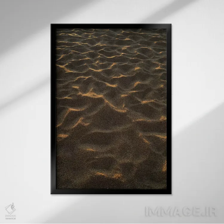 تابلو شن اوآهو (نام جزیره) اثر بثانی یانگ - نمای قابدار مشکی