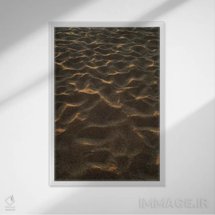 تابلو شن اوآهو (نام جزیره) اثر بثانی یانگ - نمای قابدار سفید