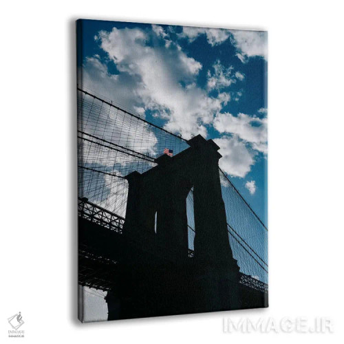 تابلو آسمان آبی بروکلین II اثر بثانی یانگ - نمای پرسپکتیو محصول