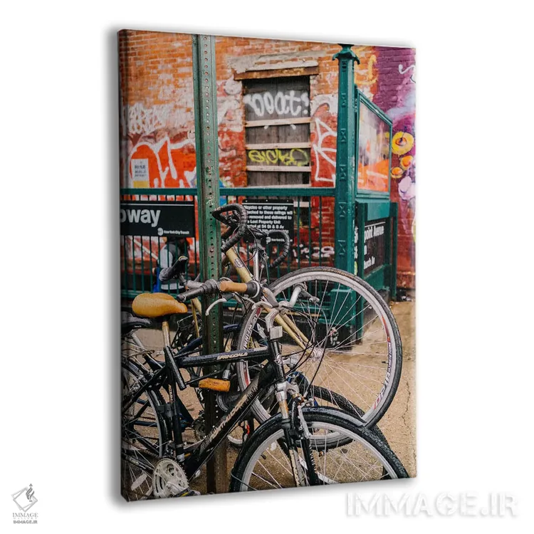 تابلو دوچرخه بروکلین II اثر بثانی یانگ - نمای پرسپکتیو محصول
