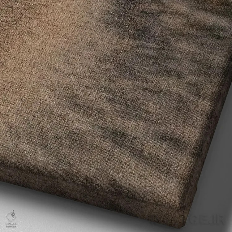 تابلو شن طلایی کرونا دو اثر بثانی یانگ - نمای نزدیک بافت بوم